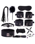 SM Sxy Plush Leather Bondage 10-Piece Set