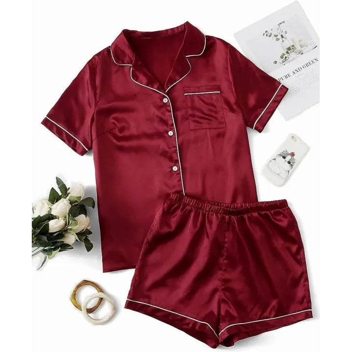 Silk Short Nighty