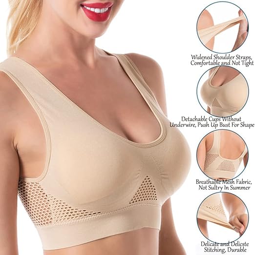 BUY 1 Get 3 FREE Breathable Cool Liftup Air Bra