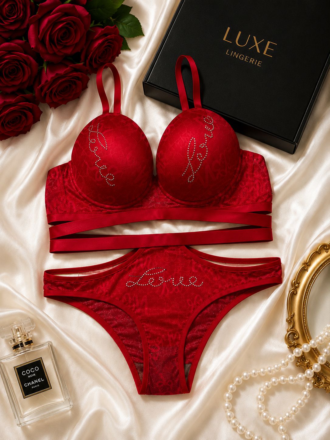 Love Lace Lingerie Set.