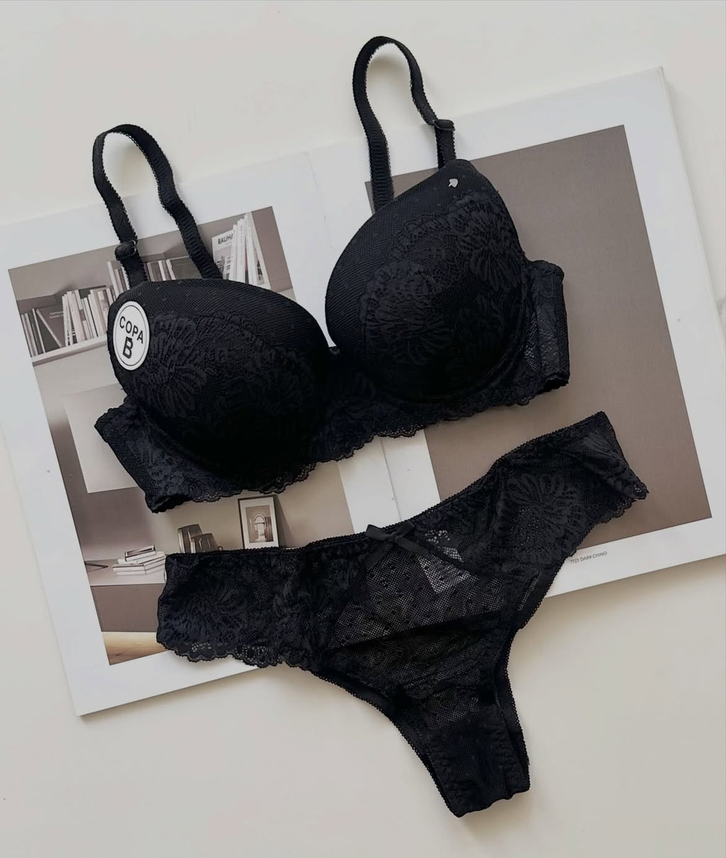 Women floral lace lingrie sets
