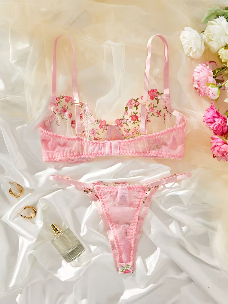 Sweet Flower Floral net pushup set.