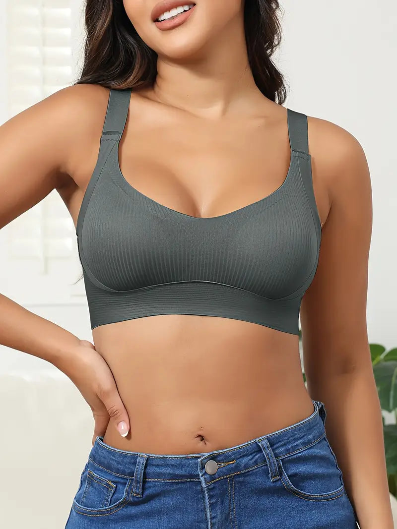 Wireless Seamless Sports Bra