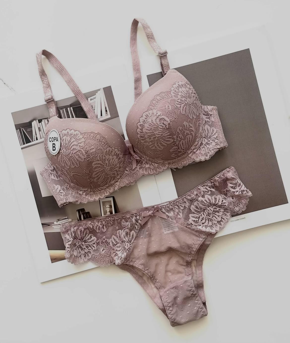 Women floral lace lingrie sets