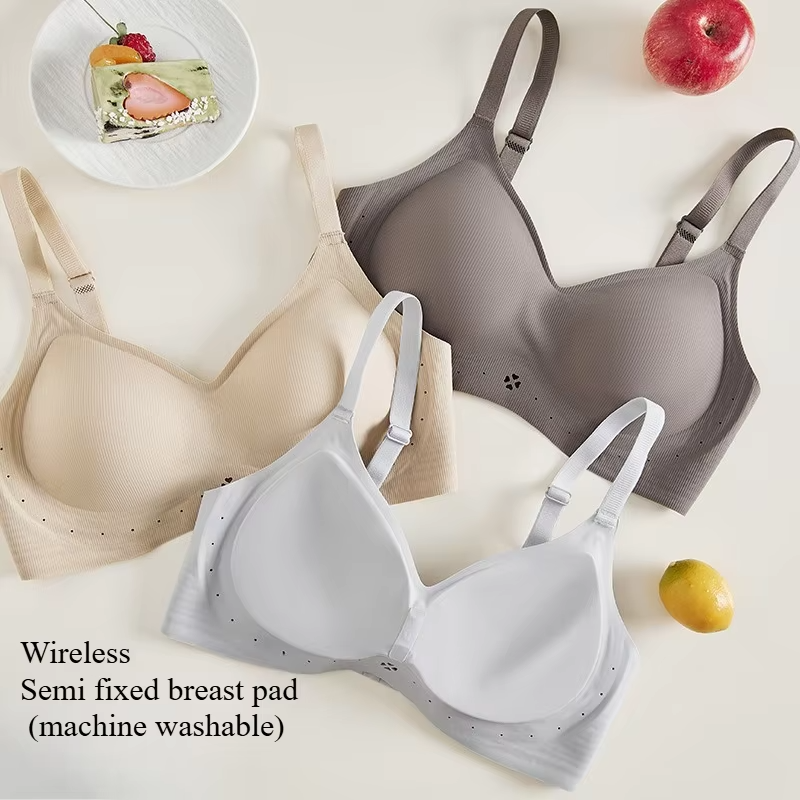 Seamless Jelly Push-Up Bra.