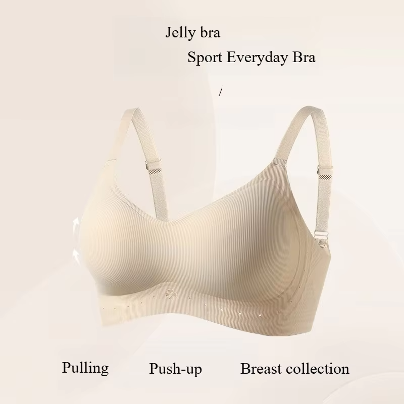 Seamless Jelly Push-Up Bra.