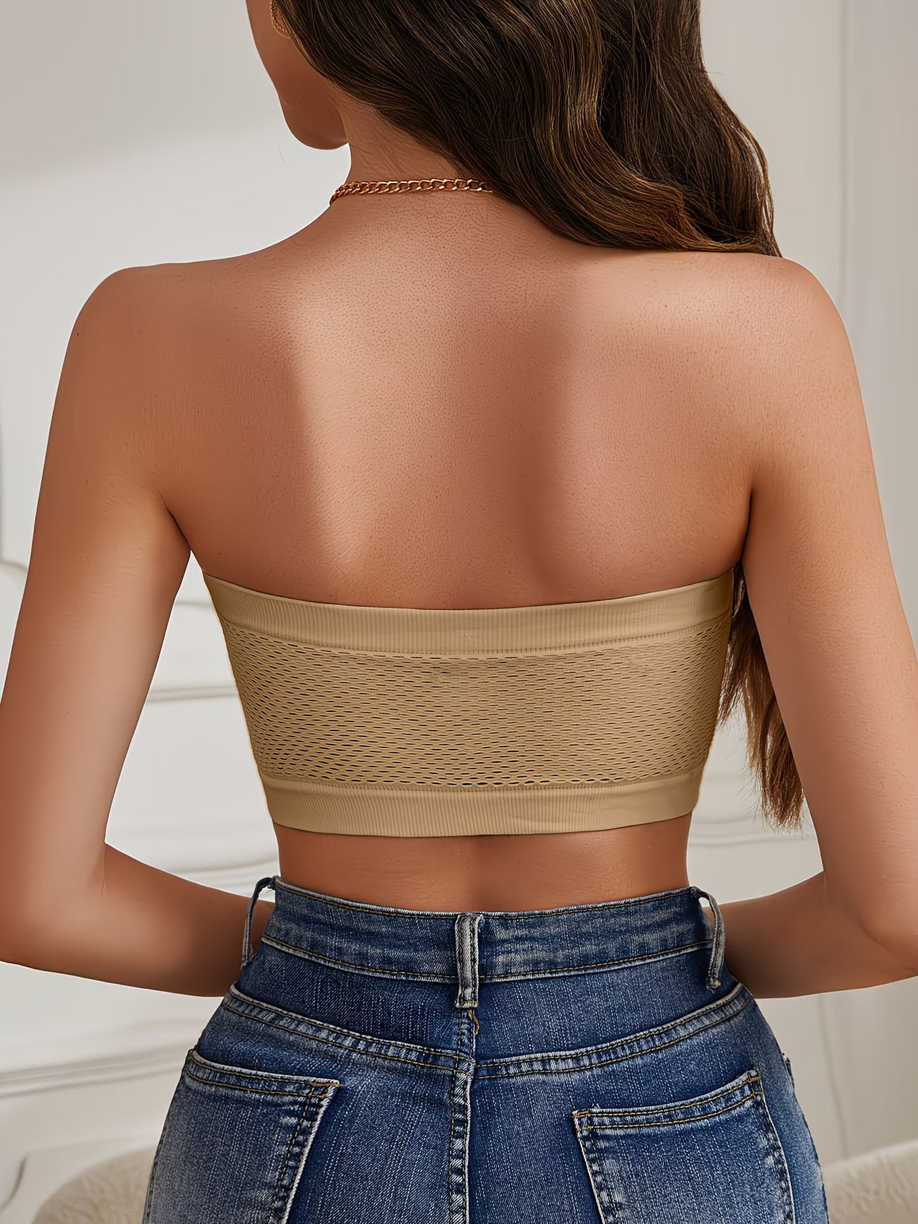 Breathable 3PCS Strapless Bra.